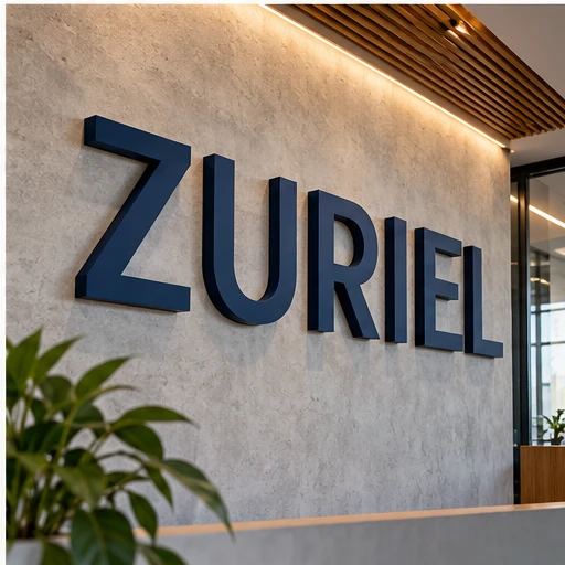 Illustrative example of 3d signage