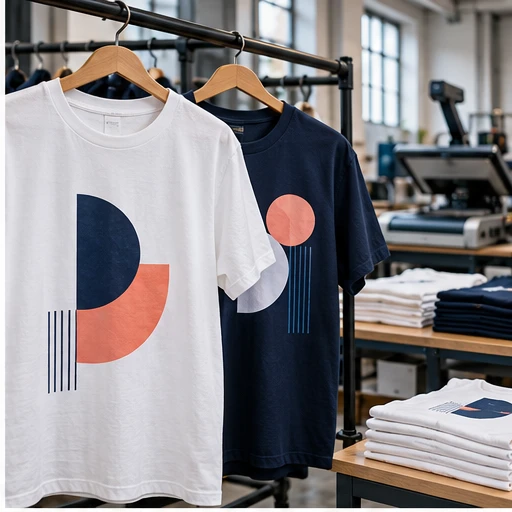 Illustrative example of t-shirt customisation